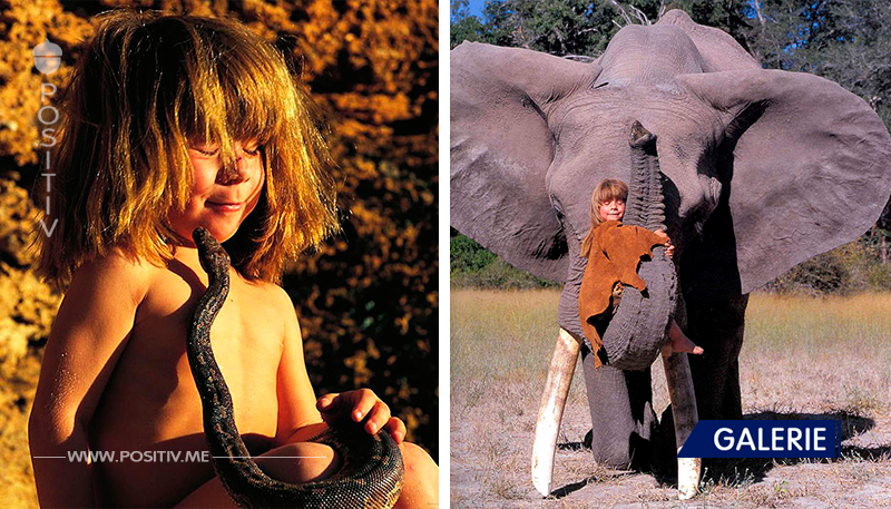 Ein Mädchen mit 4 Jahren lebt in Afrika mit wilden Tieren!