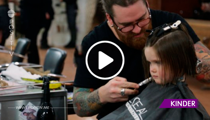 Das Mädchen ist erst drei Jahre alt – aber als der Frisör ihre Haare schneidet, erteilt sie uns eine Lektion!
