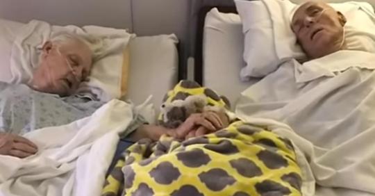 Ein Paar, dass seit 62 Jahren verheiratet war, stirbt nur 90 Minuten voneinander und hält sich bis zum letzten Atemzug an den Händen