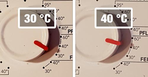 Waschen bei 30 oder 40 Grad: Was ist besser?