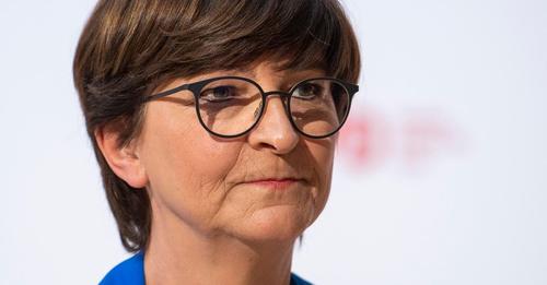 SPD-Chefin Esken hält Tempolimit und Fahrverbote für denkbar